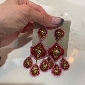 Gently Used Chandelier Statement Earrings by Chicos